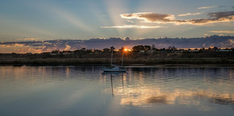 Sunset over Spencer Gulf, Port Augusta, South Australia